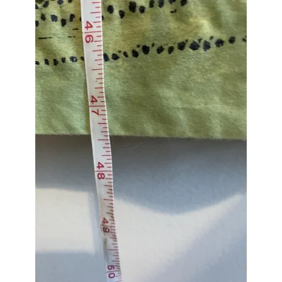 Peruvian Connection Floral Sheath Midi Dress Size 12 Womens Green Pima Cotton - Picture 11 of 12